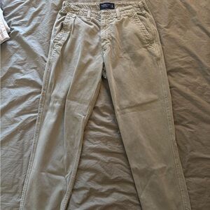 Abercrombie & Fitch Olive Chinos